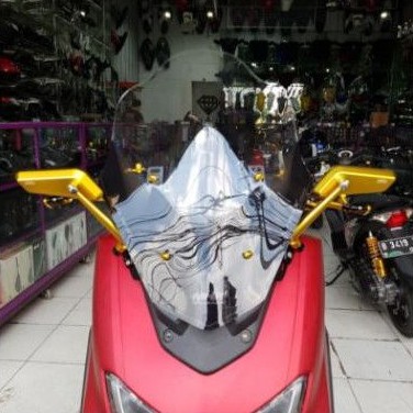 Spion Nmax 155 2020 / Nmax-155 2021 / Nmax Old + Bracket Serpo Komplit Anti Jebol Black Diamond