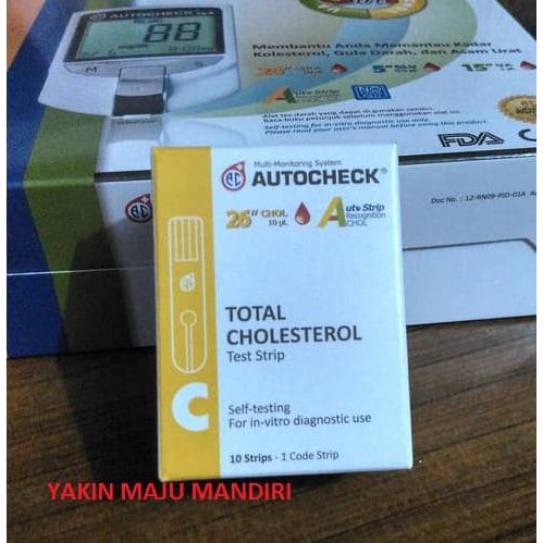 

Strip Kolestrol Autocheck Total Cholesterol