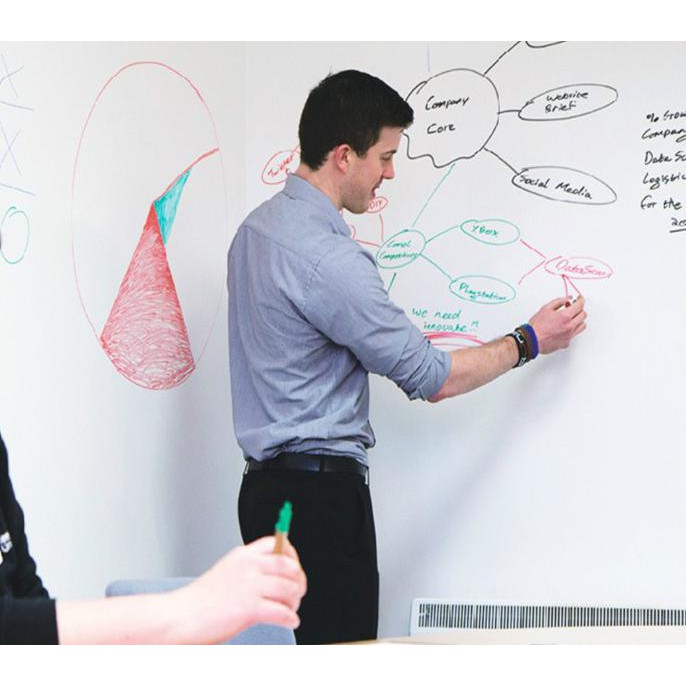 

Best Produk] Papan Tulis Stiker Whiteboard Gulung Self Adhesive 45X200 Cm