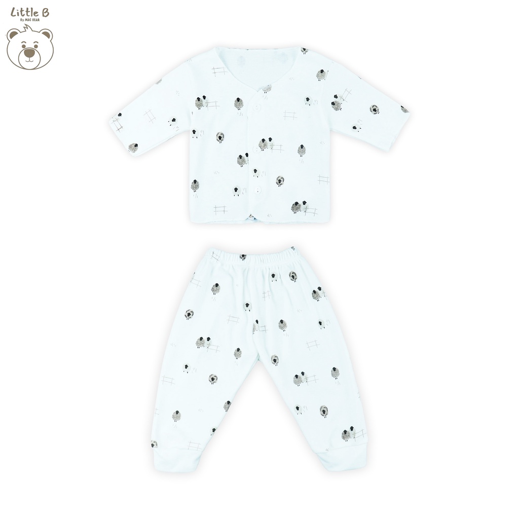 Little B By MacBear Setelan Anak Bayi Lengan Panjang Pippy Collection Animal Series Newborn - 12 bulan-2