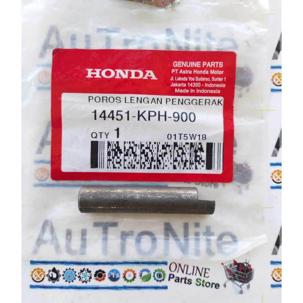 Pen As Templar Pelatuk Shaft In Rocker Arm 14451-KPH-900 Ori Honda Karisma Kirana Supra X 125 14451K