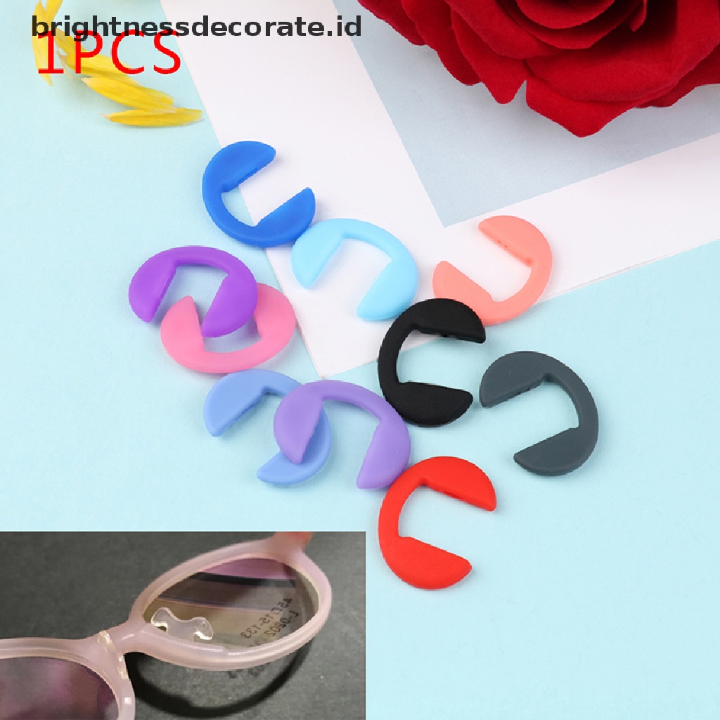 [birth] U shape Silicone Anti-Slip Stick On Nose Pad Pad Eyeglass Sunglasses Eye Glasses [ID]