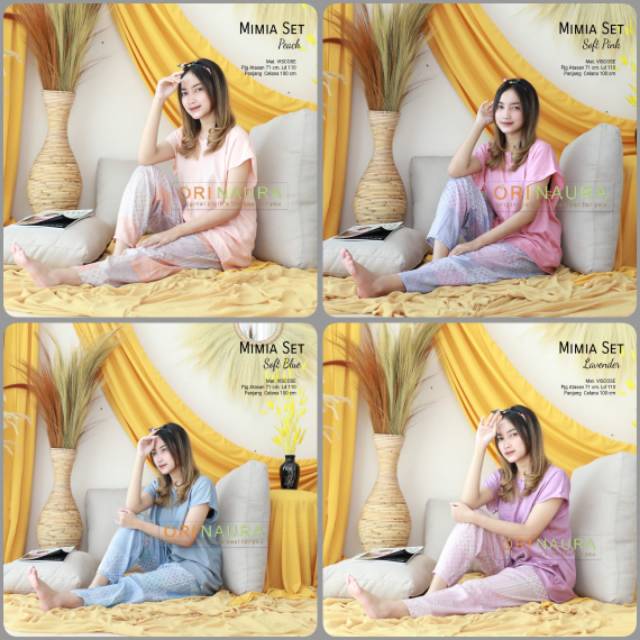 Setelan Baju Tidur MIMIA SET Original by Ori NAURA