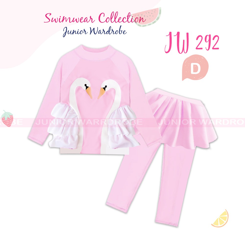 Baju Renang Anak Perempuan Swimwear JW 291 292 295 Unicorn Swan