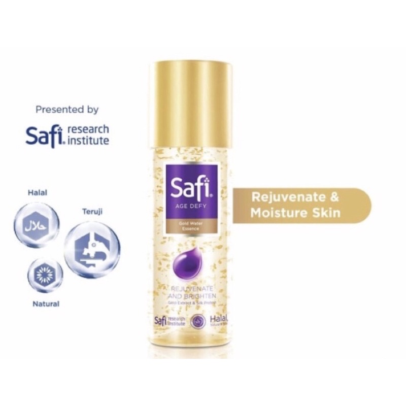 Safi age defy gold water essence ( meremajakan kulit wajah )