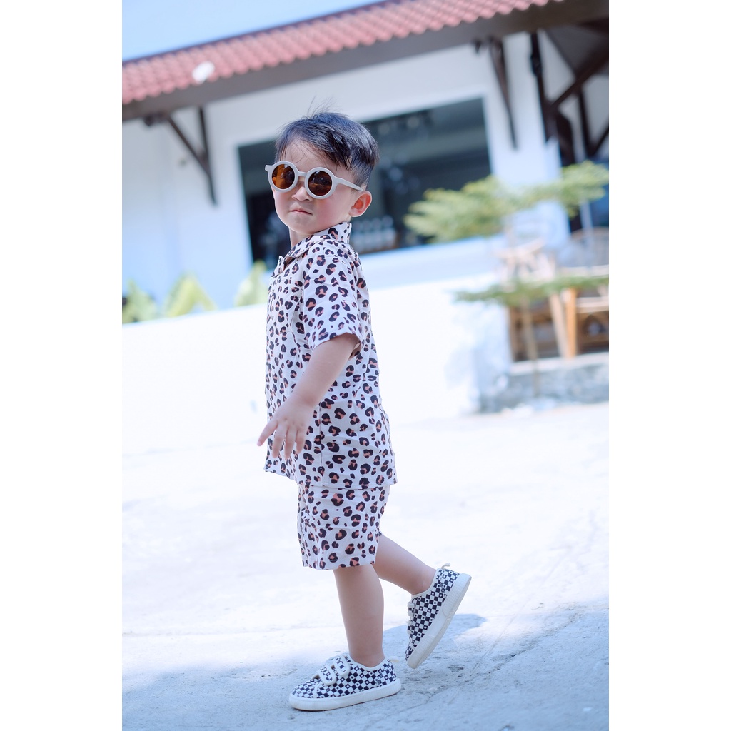 Yobebee Casual Suit Setelan Rayon Anak Usia 2 3 4 6 8 10 Tahun Baju Tidur Piyama Pajamas Kids Motif Karakter Oneset Model Baju Harian Santai Anak Laki Laki Perempuan Cowok Cewek