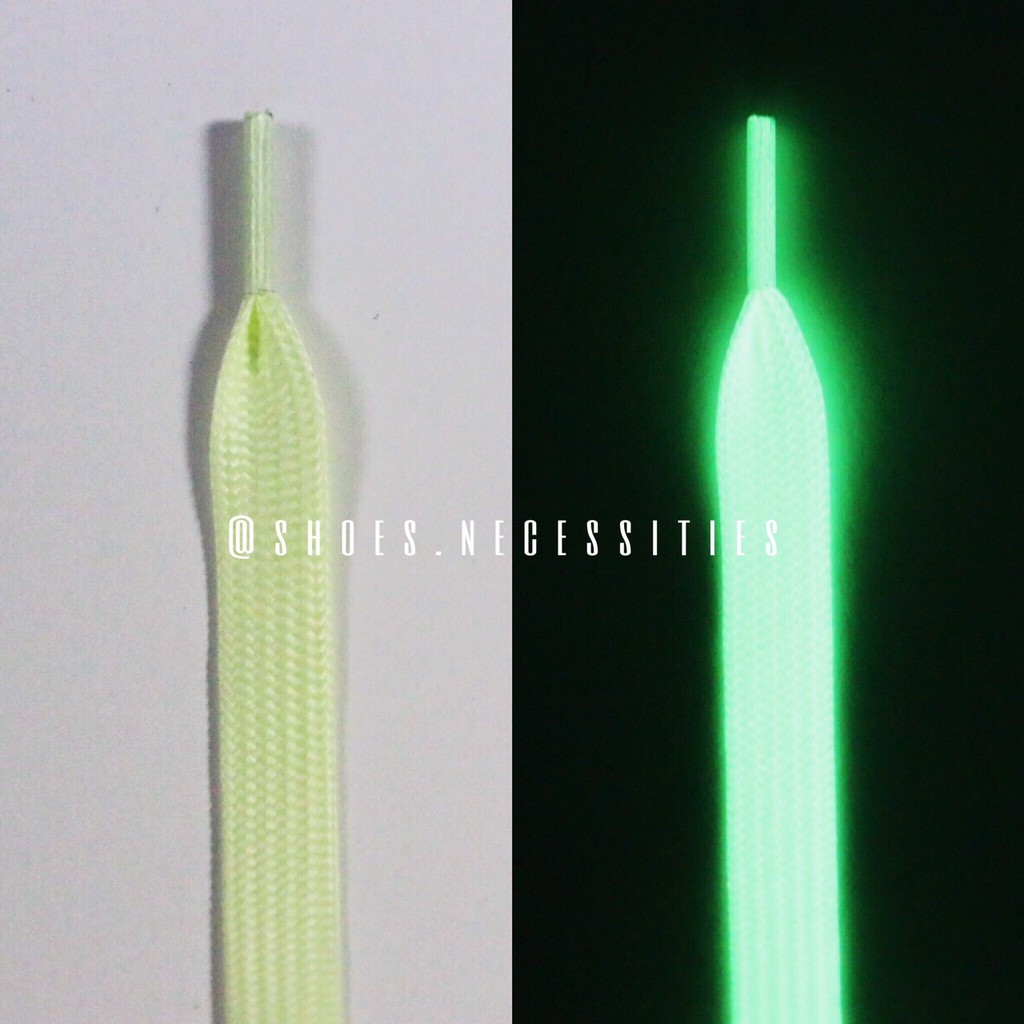 GLOW IN THE DARK - Tali Sepatu nyala - Shoelaces - Laces 80CM 100CM 125CM