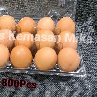 ✿ Mika Telur / Egg Tray / Tray Telur Isi 15 Butir Sudah Ada Pengunci. @25 Pcs ➨