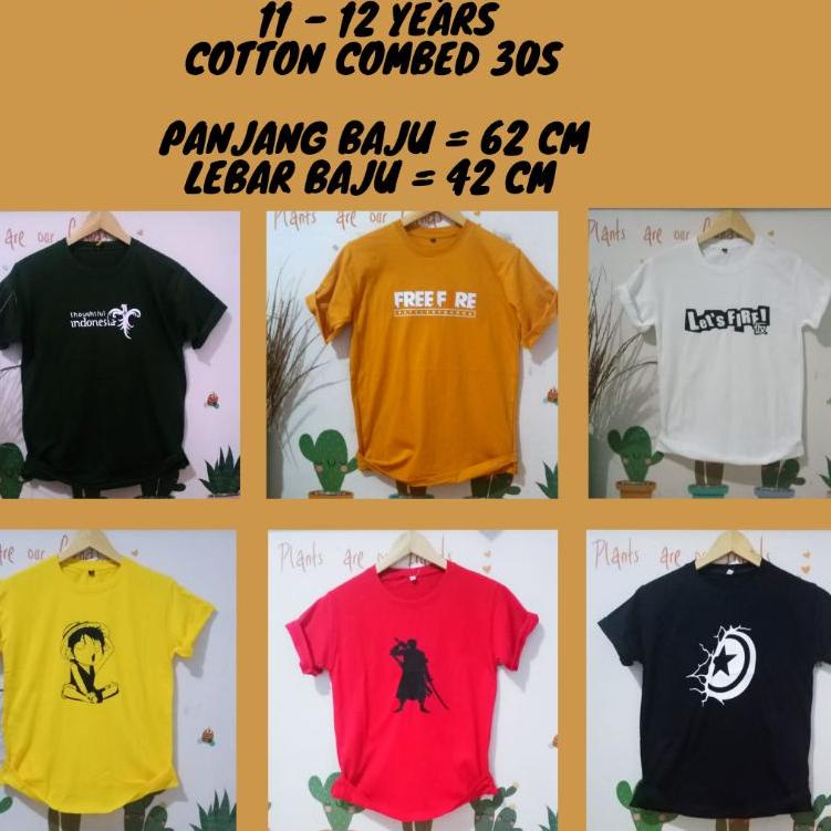 Ready Stock HYIZG [COD] Kaos Distro ABG/TANGGUNG. USIA 11-12 Thn. COWOK/CEWEK [ K ] V71 Sale