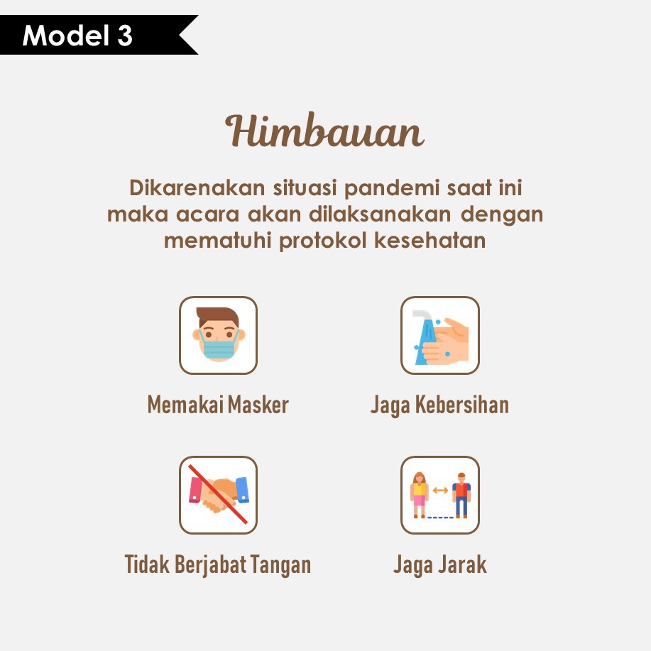 Tambahan Protokol Covid 19 Kesehatan Himbauan Undangan Digital Pernikahan Shopee Indonesia