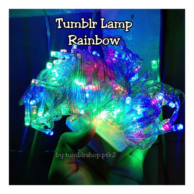 Tumblr lamp / Lampu Tumblr rainbow