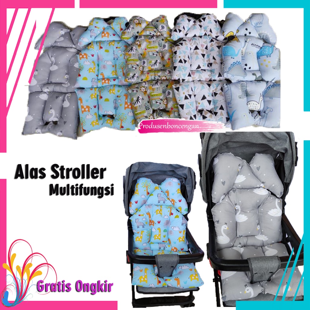 Alas Stroller Multifungsi alas Bouncer Alas Kursi Makan