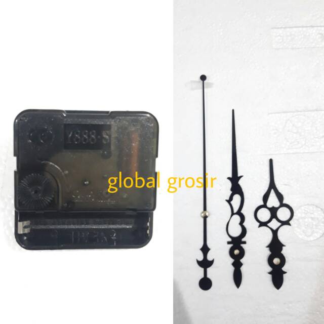 MESIN JAM DINDING Y888S SWEEP JARUM BATIK BESAR