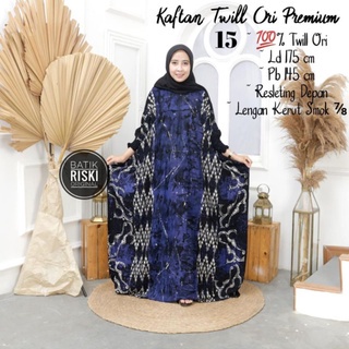 DASTER KAFTAN JUMBO LD 160 CM DASTER ARAB KELELAWAR LENGAN PANJANG PB 138 TIEDYE CAP BUSUI-2 kaftan TWILL