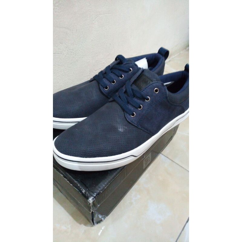 Sepatu planet surf casual pria sirloin 181C navy (29cm) ORIGINAL