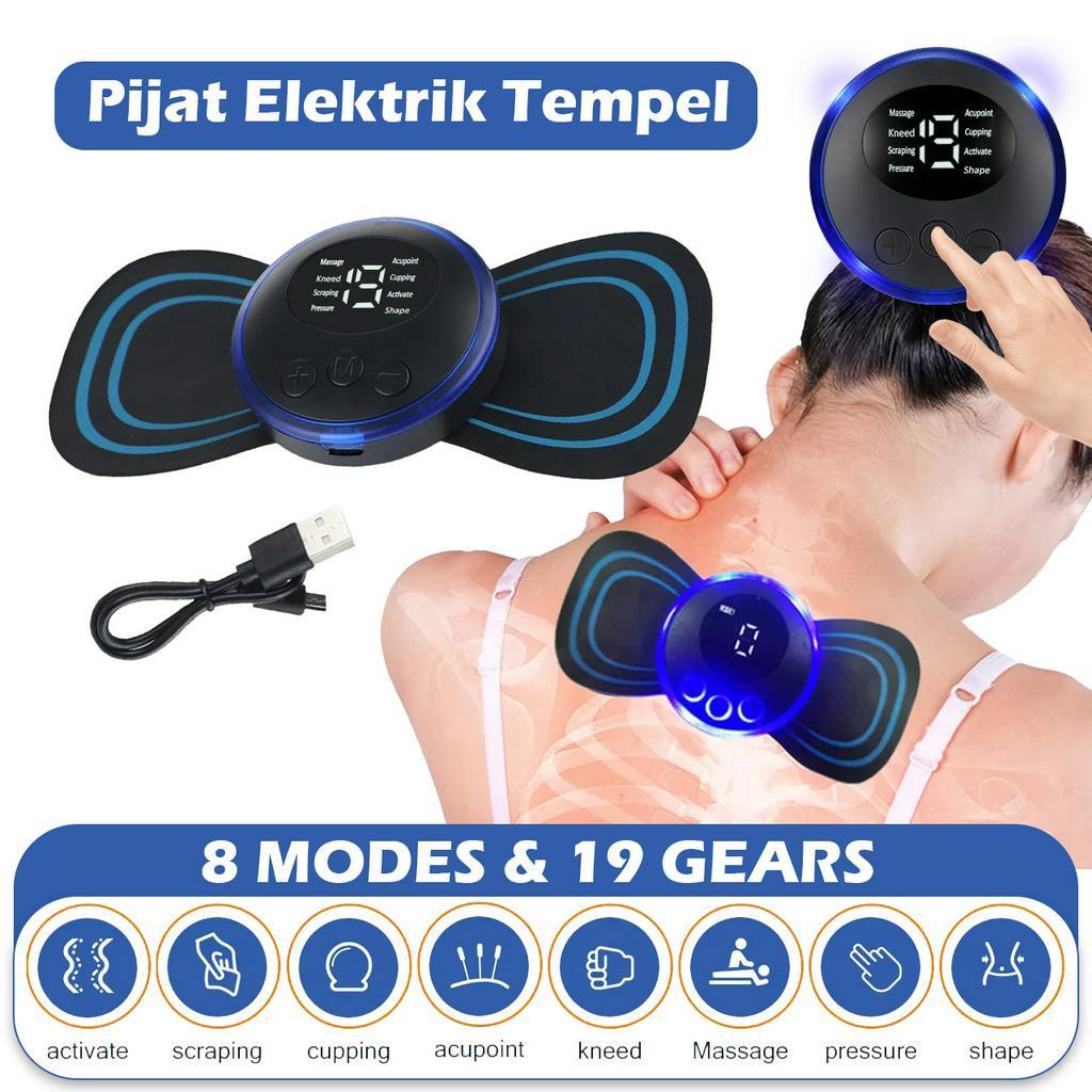 Alat Pijat Leher Kaki Tangan Punggung Elektrik - Alat Pijat Stick Tempel Kaki Punggung Tangan - Terapi Leher Punggung Electric Massager