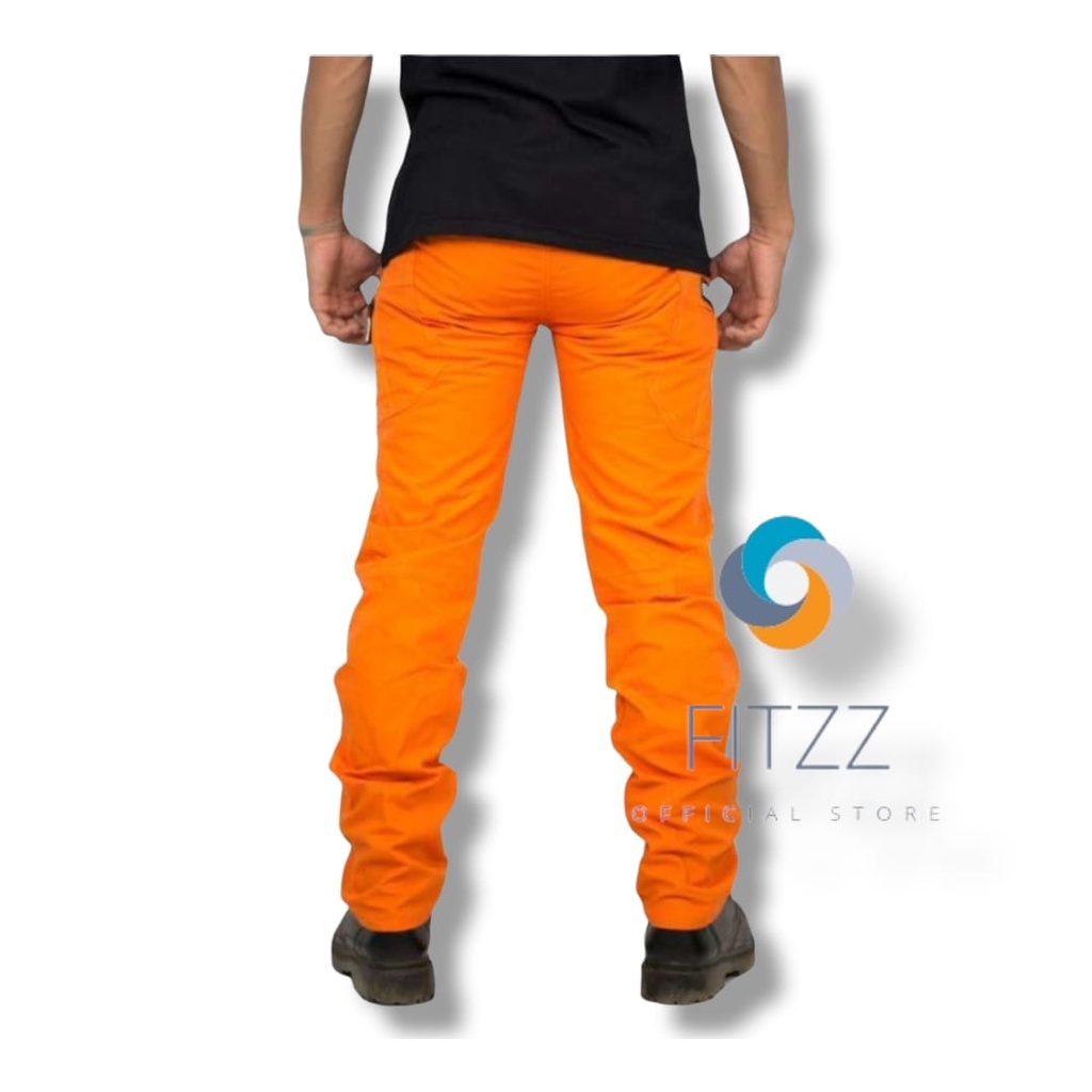 FITZZ Celana Tactical Orange BASARNAS Blackhawk Panjang Bahan Ripstop Premium