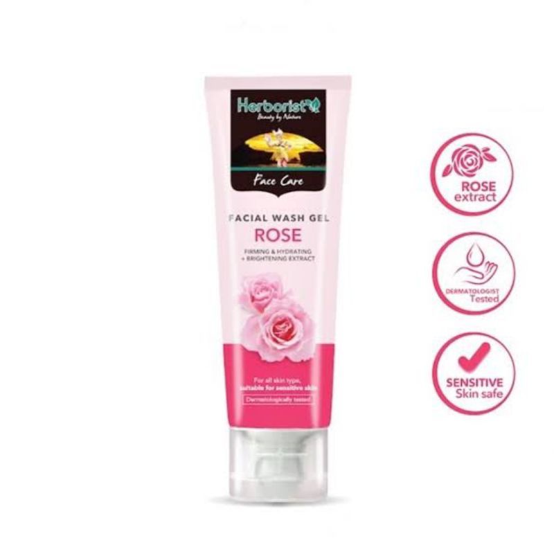 `ღ´ PHINKL `ღ´ 𝕙𝕖𝕣𝕓𝕠𝕣𝕚𝕤𝕥  Herborist Rose Facial Wash pembersih wajah bahan mawar alami  sabun cuci muka