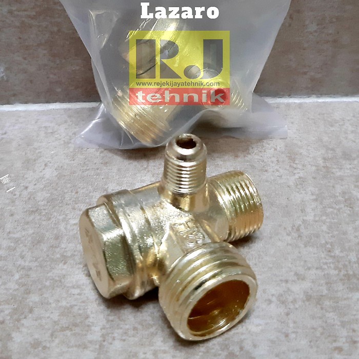 Nepel Kompresor Kuningan Check Valve Spare Part Kompresor Angin