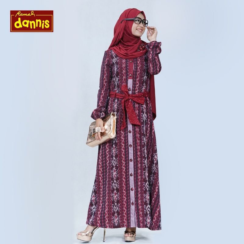 ABAYA TENUN MERAH DANNIS