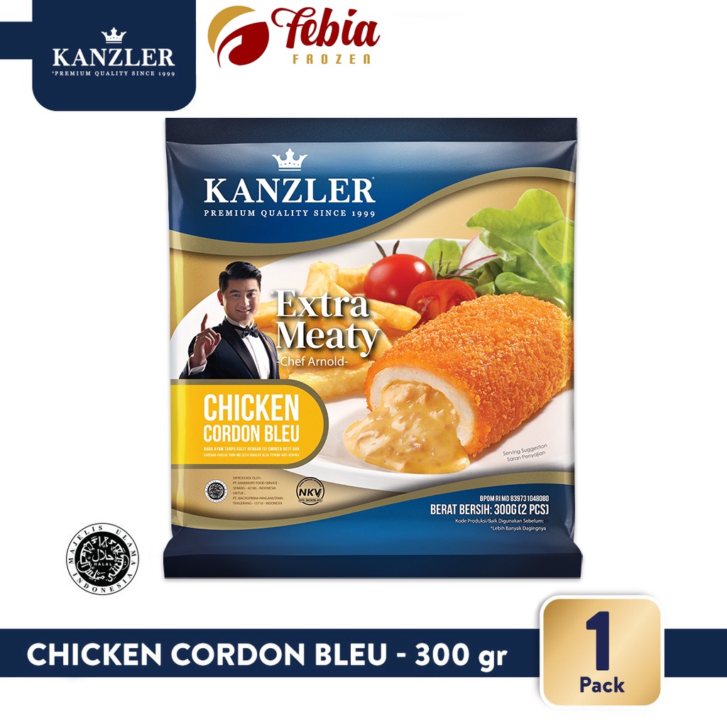 

Kanzler Chicken Cordon Bleu 300 gr