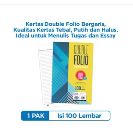 [TOSERBA_EMAK] -  SiDU Double Folio Bergaris 70 GSM (isi 10 lembar)