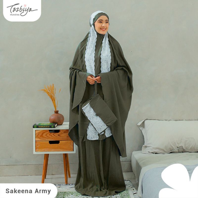 Mukena Tazbiya Brukat Sakeena Series Allsize