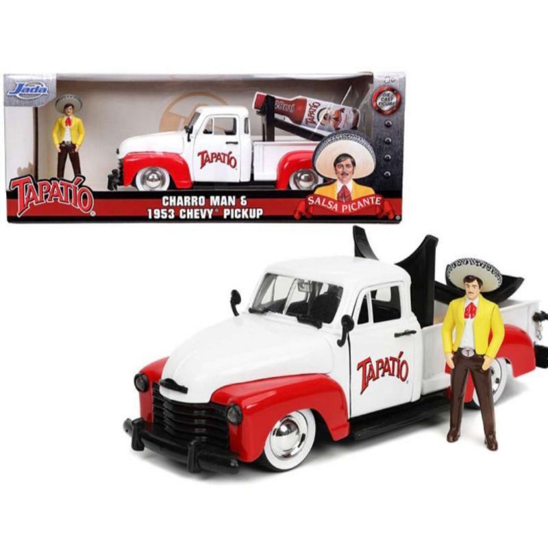 Jada Hollywood Rides Charro Man with 1953 Chevy Pickup Skala 1  : 24

