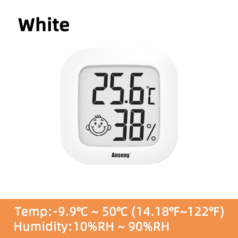 Mini LCD Digital Thermometer Hygrometer Indoor Room Electronic Temperature Humidity Meter Sensor Gauge Weather Station for Home