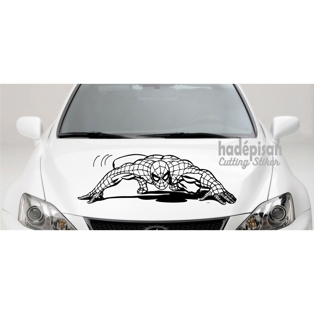 Stiker Cutting Sticker Body/Kaca Mobil - Spiderman