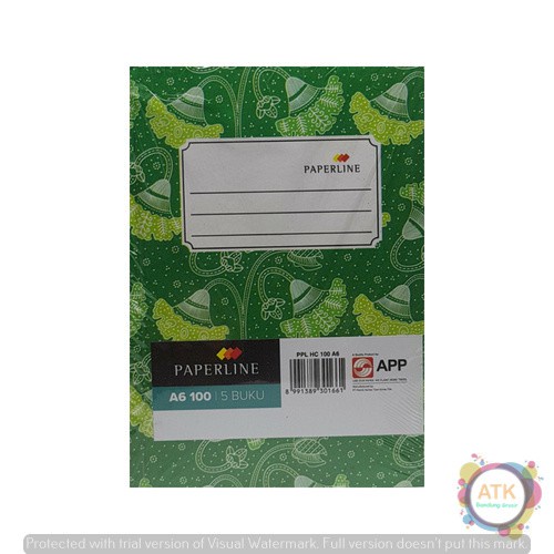 

Buku Oktavo A6 PaperLine 100 Lembar Hard Cover Sampul Tebal- SHSNP