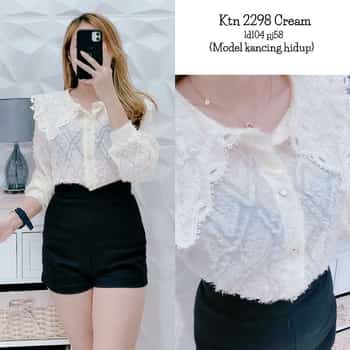 ATASAN KEMEJA BULU KOREA WANITA FAHION IMPOR BANGKOK KRAH KS 2298
