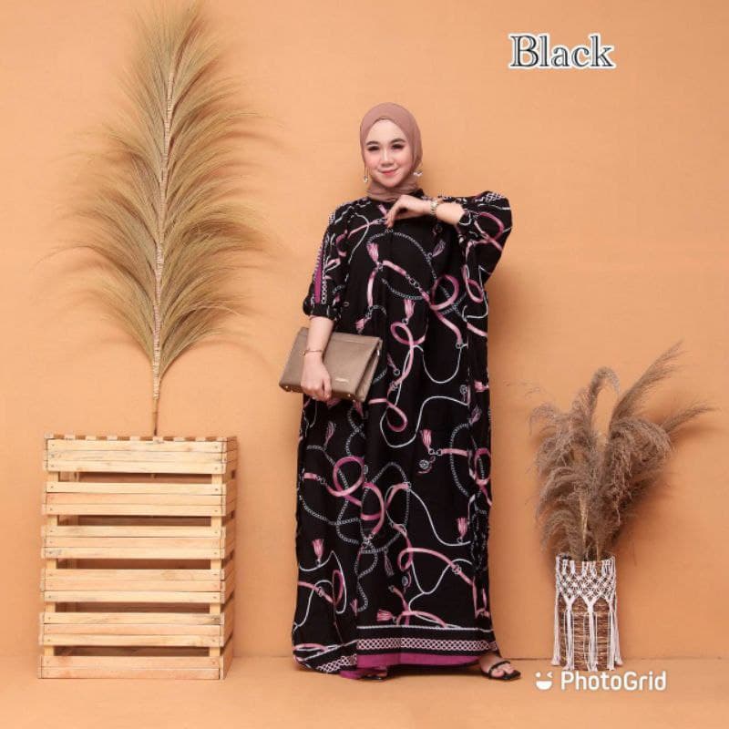 Kaftan Zemira Gamis Kaftan Wanita Rayon Diamond Shanghai Import ( Grosir )