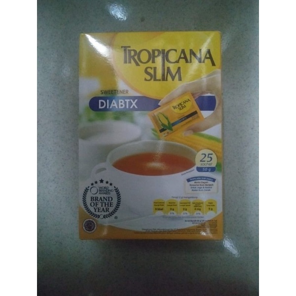 

tropicana slim diabetic isi 25