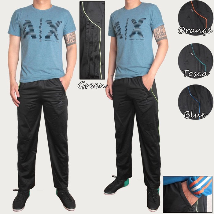 ekslusif RESLETING celana training adidas panjang kantong resleting premium Limited