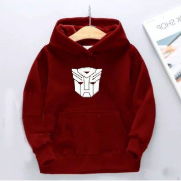 TokoMilkan - Sweater Hoodie Anak Laki Laki TFO &amp; SWARS Umur 5-11 Tahun Bahan Fleece