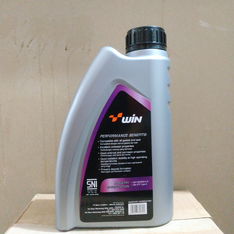 Oli Win ATF II D Oli Transmisi Matic Power Steering Win II-D 1 Liter