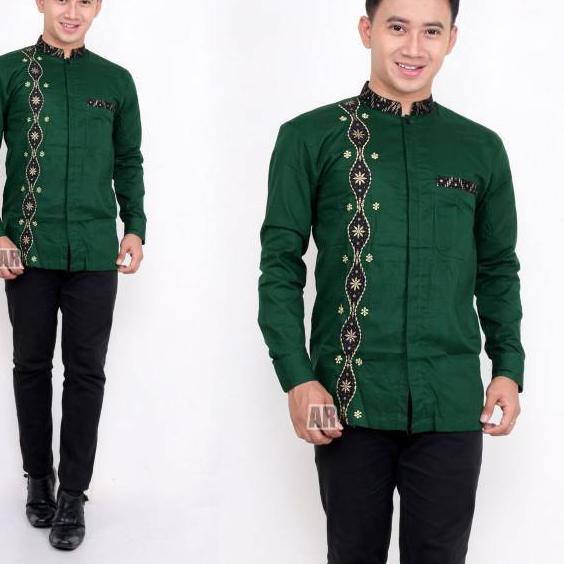 SGY920 BAJU KOKO PRIA MUSLIM IJO BOTOL BATIK HENDRIK 41 ',''