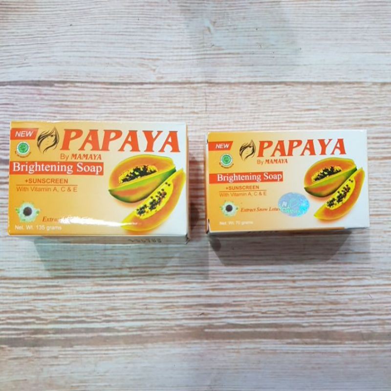 Papaya sabun by Mamaya Brightening soap 135/70 gr