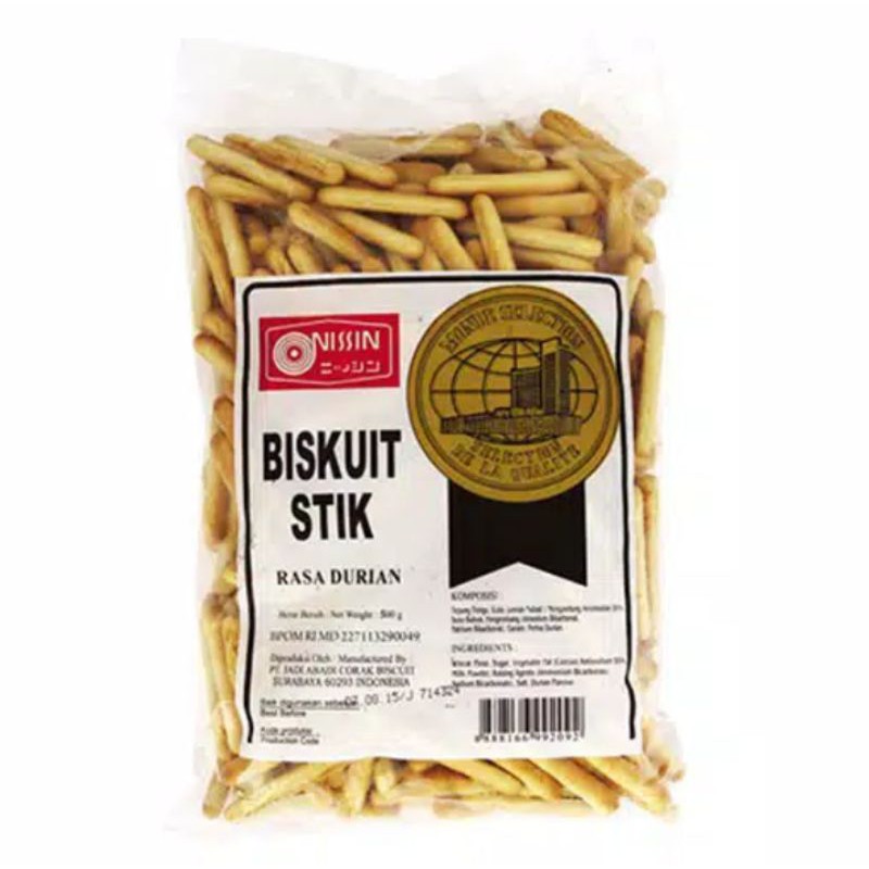 

Nissin Biskuit Crackers Rasa Durian 300gr dan 500gr