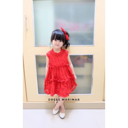 dress marimar/dress dewasa/dress anak perempuan/dress imlek