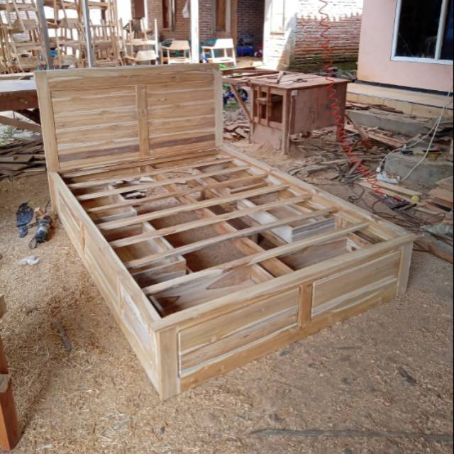 DIPAN MINIMALIS JATI CUSTOM MENTAH MEBEL JEPARA