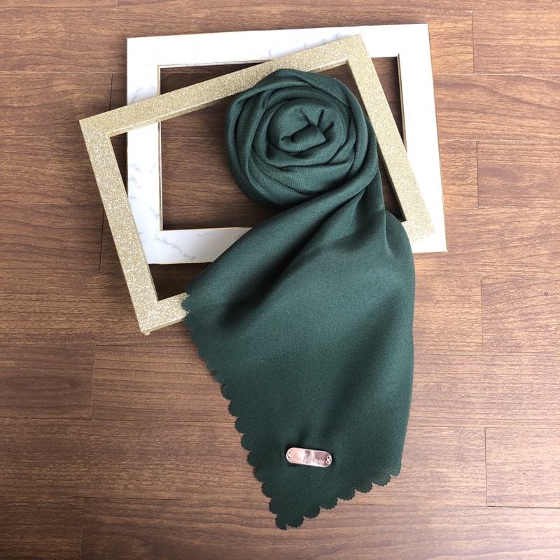 Part 1 Voal Arabian Jilbab Polos Sahara Hijab Segiempat-Bottle