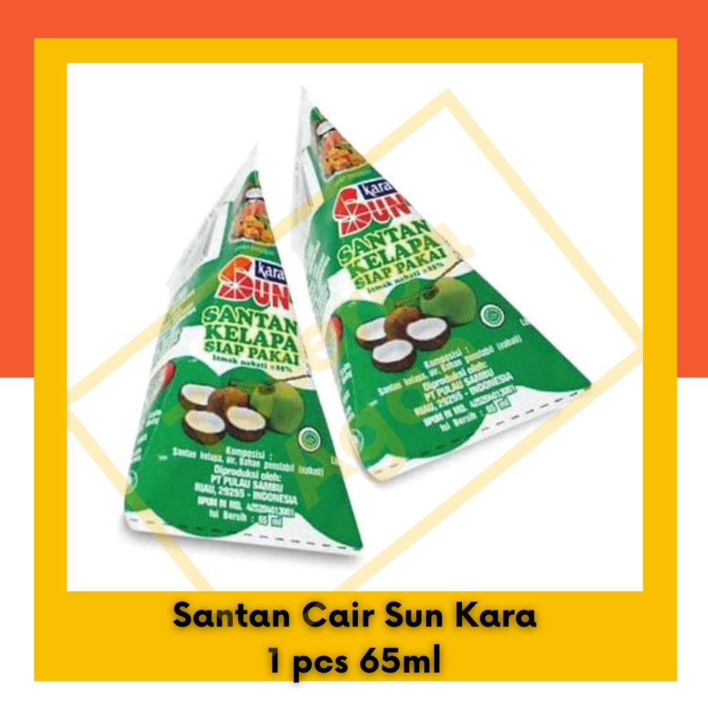 Kara Santan Kelapa Cair Sun 65ml 1 pcs