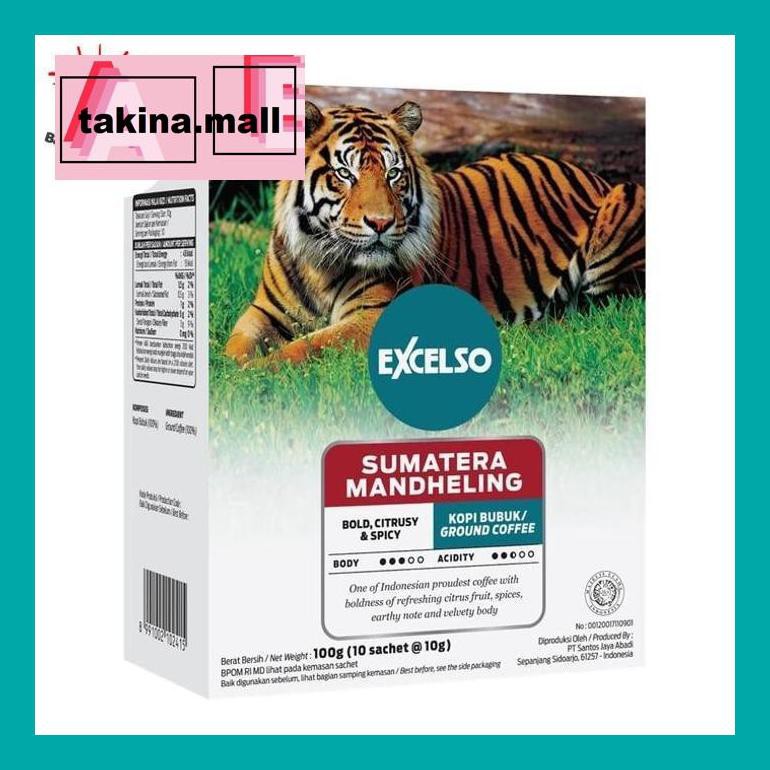 

Koptakk0 Excelso Sumatera Mandheling - Folding Box (10 Sch X 10Gr) Tak05Sc