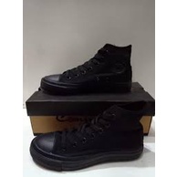 ALECIO BLACK MONNO/Sepatu karet/sepatu warrior/sepatu hitam/sepatu pria/sepatu wanita/sepatu keren/size 37-43