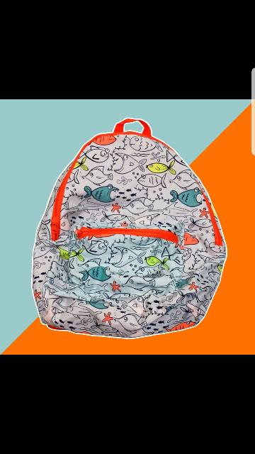 Folding Bag Fish Monster Famekids