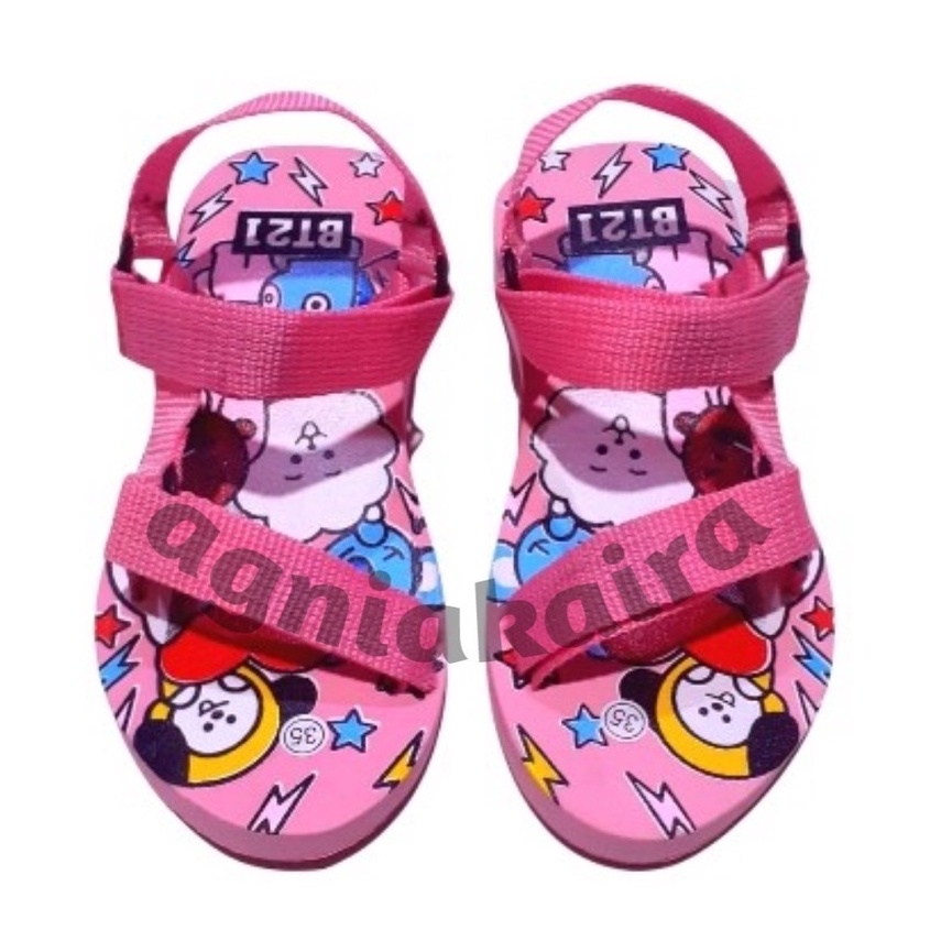 Sandal Gunung Anak Perempuan BT21 Terbaru