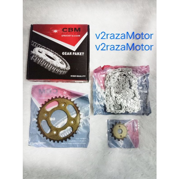 GIR SET SUPRA FIT NEW (GIR BELAKANG+DEPAN+RANTAI)