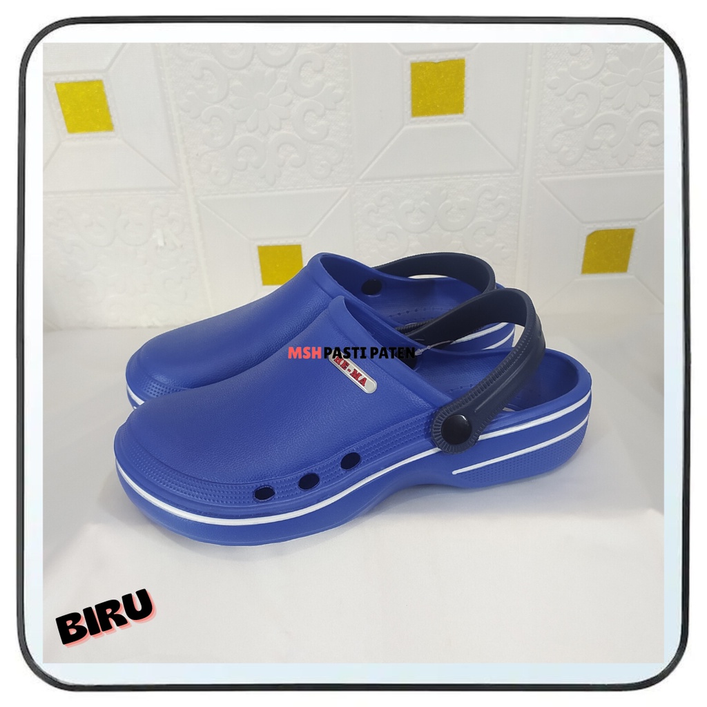 sandal nakes Sandal baim ori hema ukuran 36-44 putih Sandal paramedis Sandal perawat